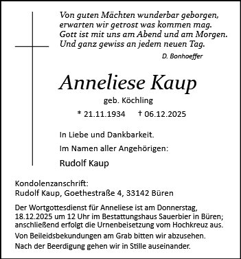 Anneliese Kaup