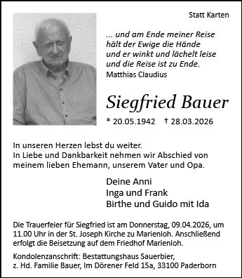 Siegfried Bauer