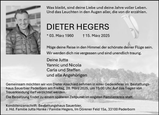 Dieter Hegers
