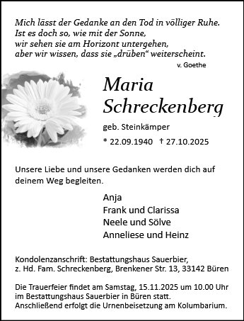 Maria Schreckenberg