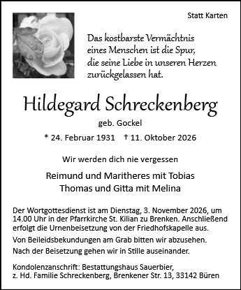 Hildegard Schreckenberg