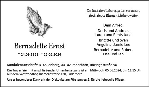 Bernadette Ernst