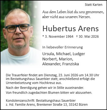Hubert Arens