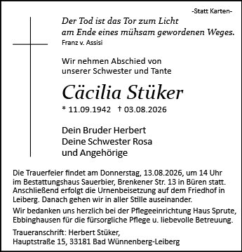 Cäcilia Stüker