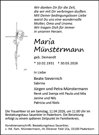Maria Münstermann
