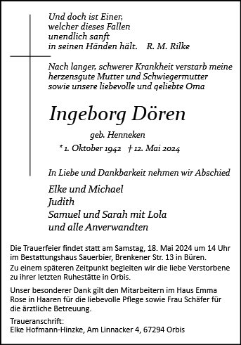 Ingeborg Dören
