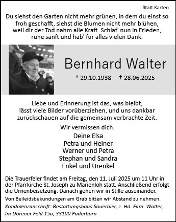 Bernhard Walter