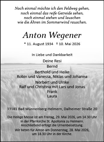 Anton Wegener