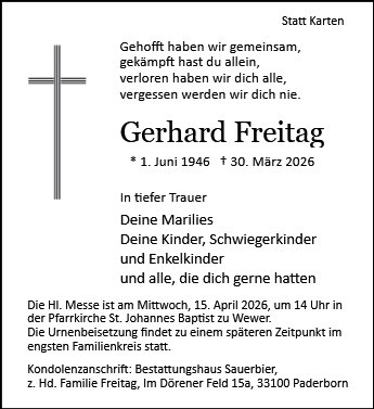 Gerhard Johannes Freitag