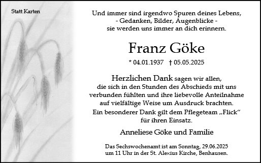 Franz Göke