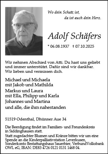 Adolf Schäfers