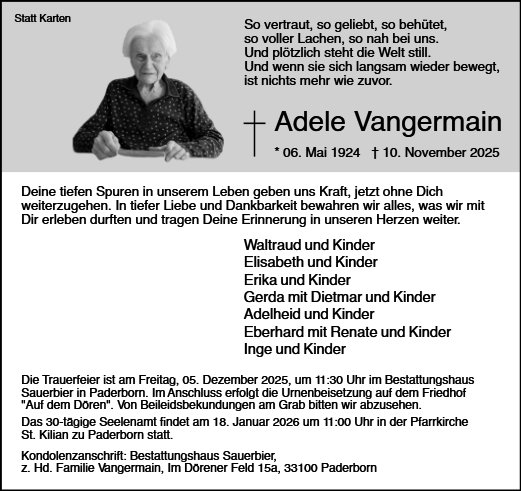 Adele Vangermain