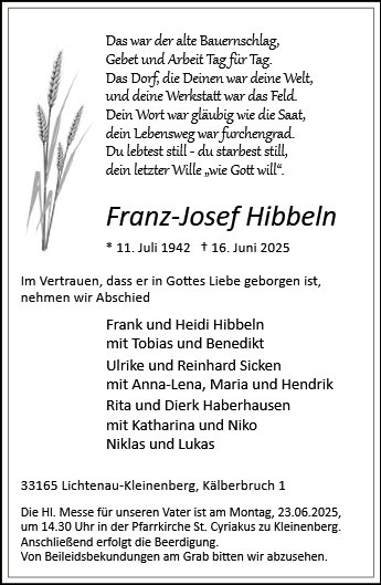 Franz-Josef Hibbeln