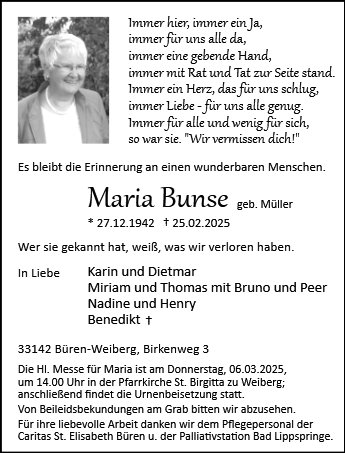 Maria Bunse
