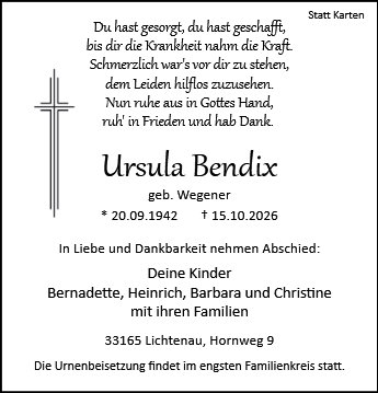Ursula Bendix