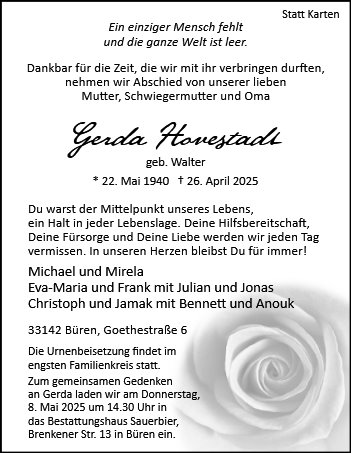 Gerda Hovestadt