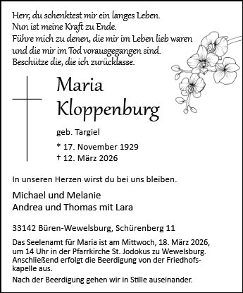 Maria Kloppenburg