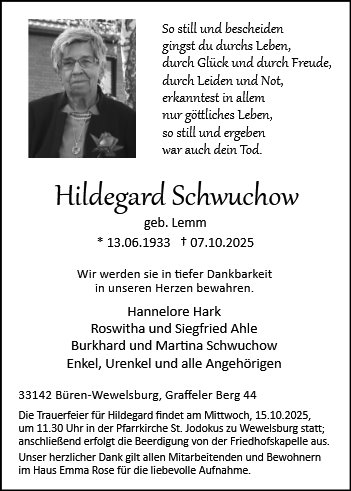 Hildegard Schwuchow