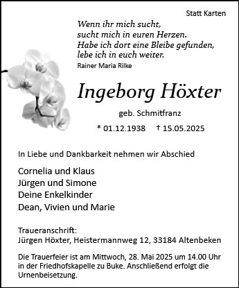 Ingeborg Höxter