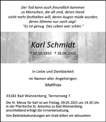 Karl Schmidt