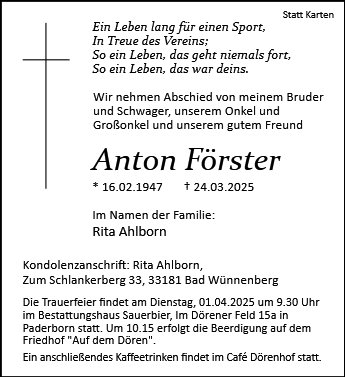 Anton Förster