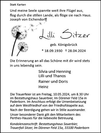 Lilli Sitzer
