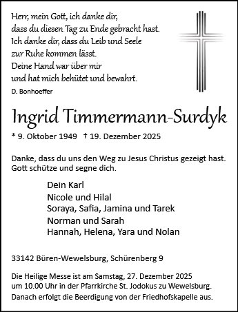Ingrid Timmermann-Surdyk