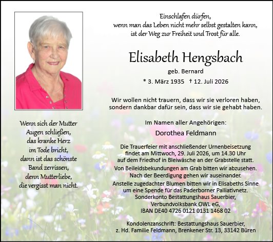 Elisabeth Hengsbach