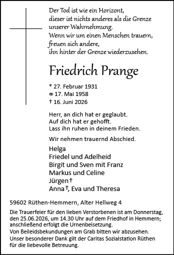Friedrich Prange