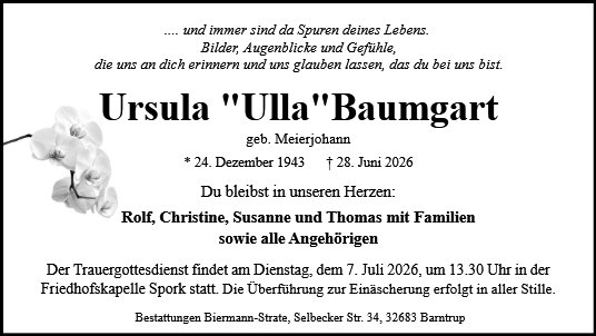 Ursula Baumgart