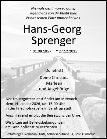 Hans-Georg Sprenger