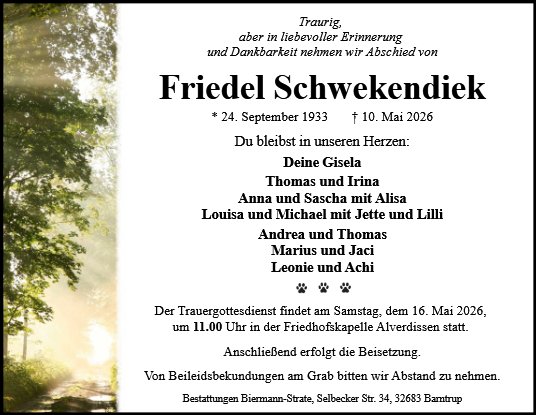 Friedhelm Schwekendiek