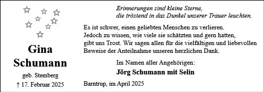Gina Schumann