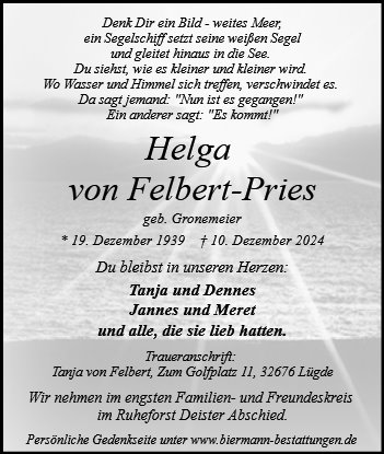 Helga von Felbert-Pries