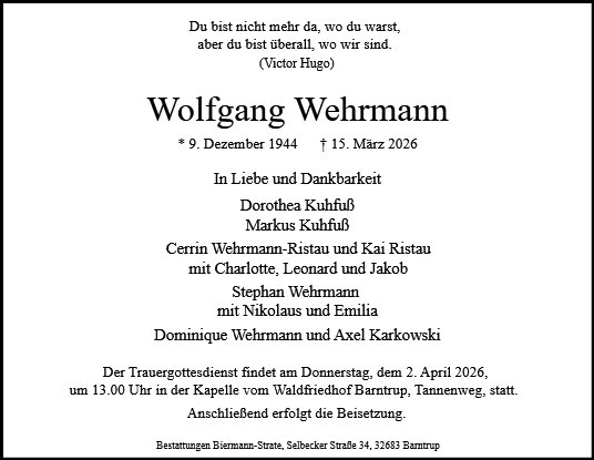 Wolfgang Wehrmann