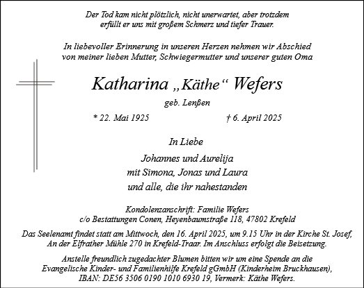 Katharina Wefers