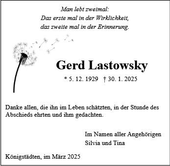 Gerd Lastowsky