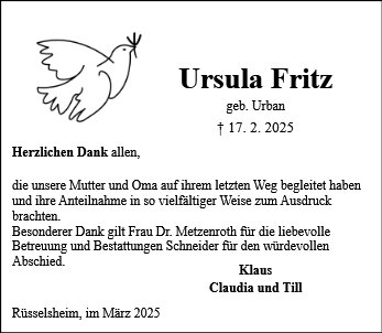 Ursula Fritz
