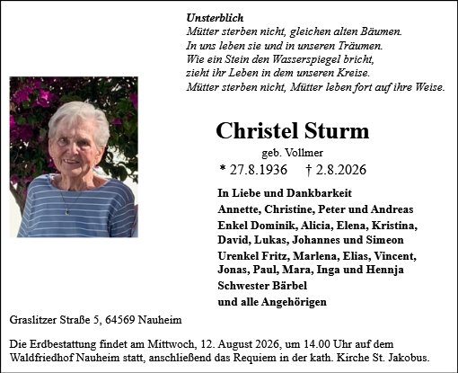 Christel Sturm