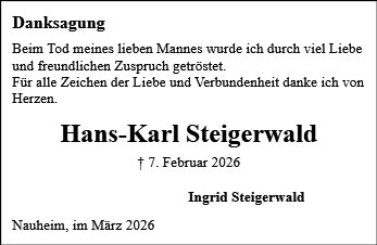 Hans-Karl Steigerwald