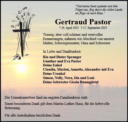 Gertraud Pastor