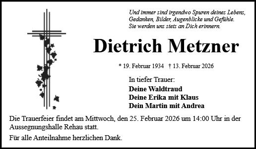 Dietrich Metzner