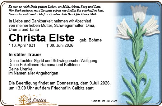 Christa Elste