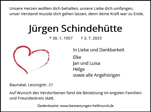 Jürgen Schindehütte