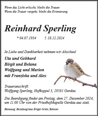 Reinhard Sperling