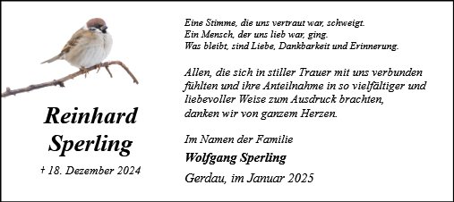 Reinhard Sperling