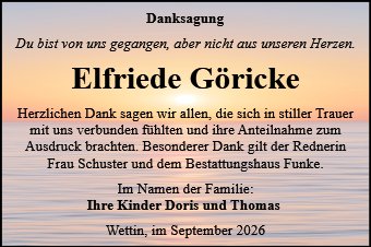 Elfriede Göricke