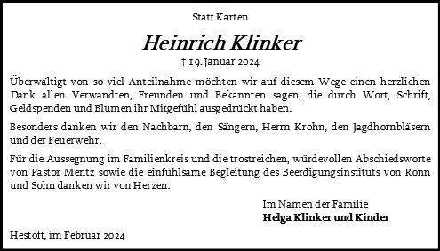 Heinrich Klinker