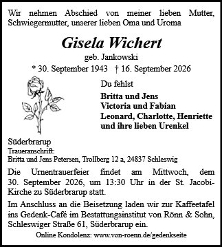 Gisela Wichert