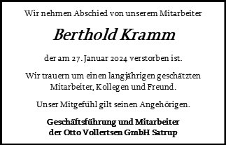 Berthold Kramm